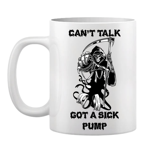 SNRLabs Can't Talk Got A Sick Pump Mug