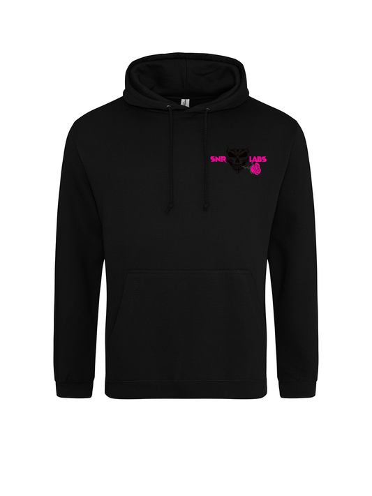 SNRLABS Coloured Logo Black Hoodie