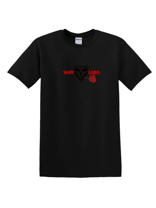 SNRLABS Coloured Logo Black T-Shirt