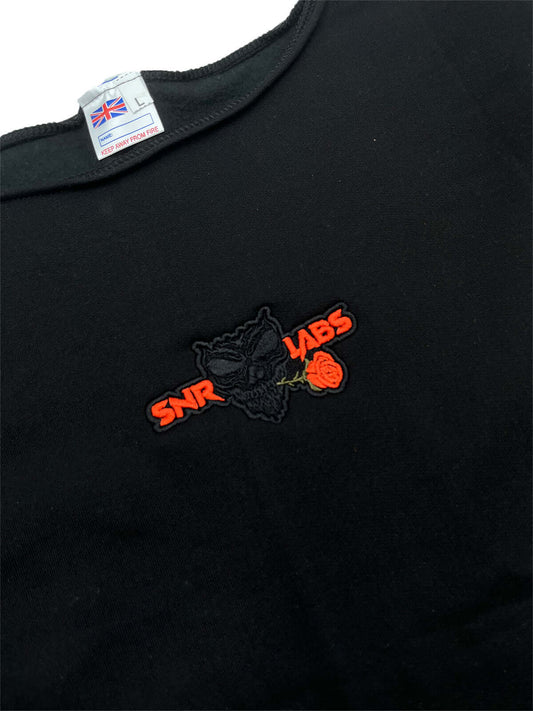 SNRLABS Coloured Logo Black Rag Top