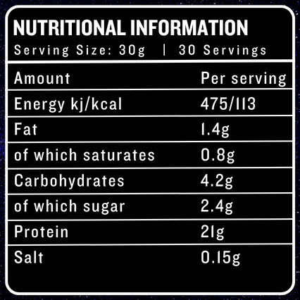 Nutritional Info Protein Reaper